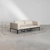 sofa monica dla trzech osób na taras aluminiowa marki sklum